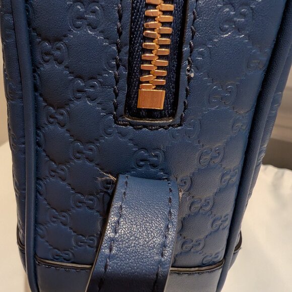 GUCCI Microguccissima Bree Crossbody Camera Bag - Picture 11 of 11